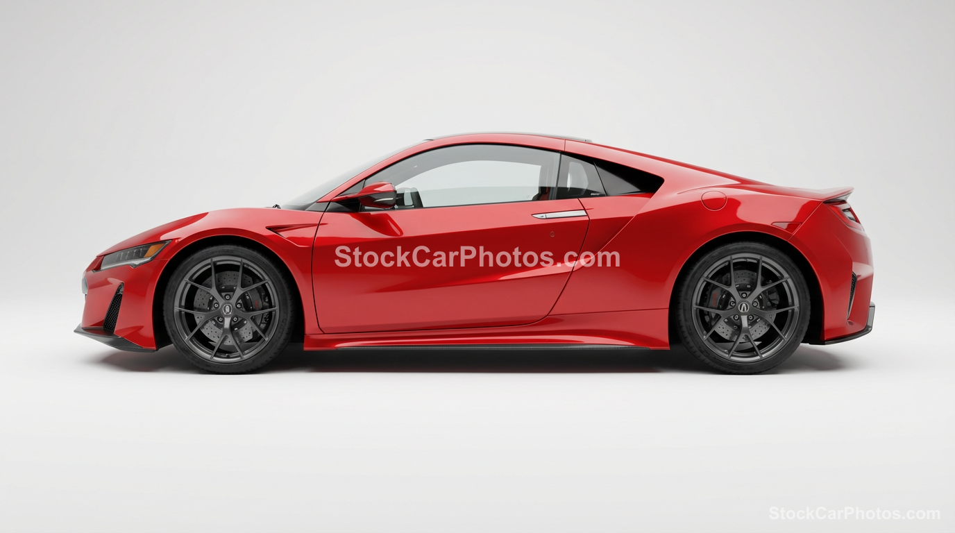  Acura NSX  - Studio Side Profile view