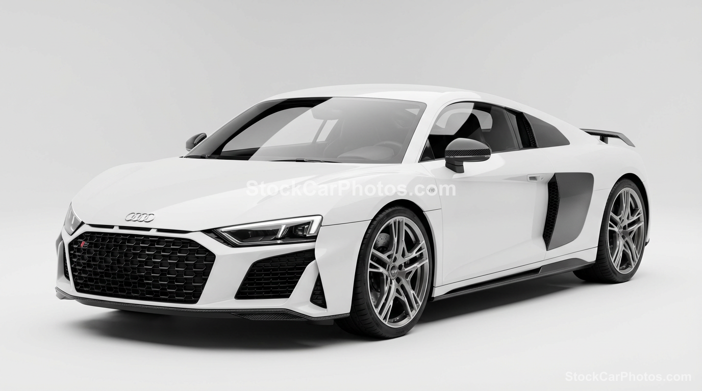  Audi R8 2020  - Studio Front 3/4 view