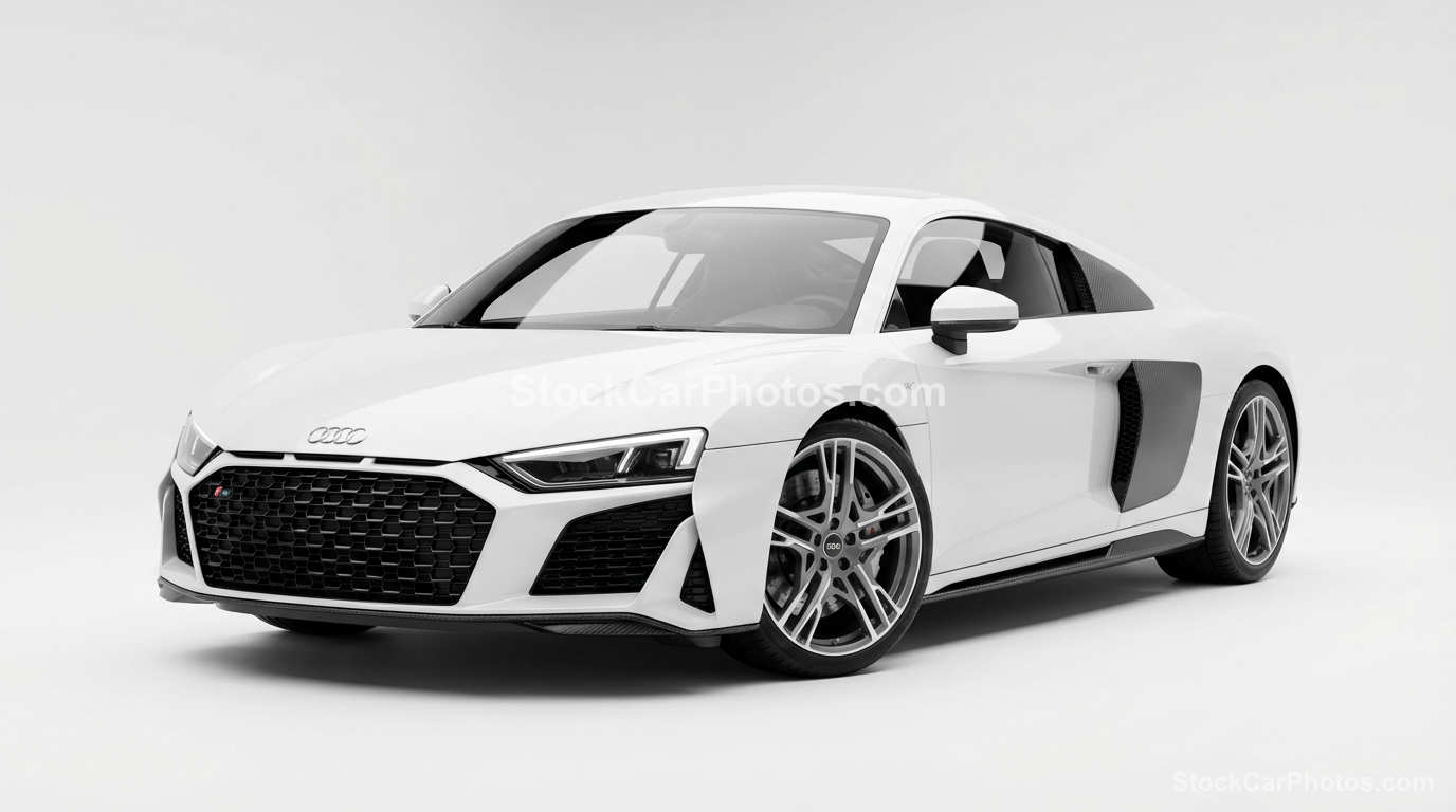  Audi R8 2020  - Studio Front 3/4 view