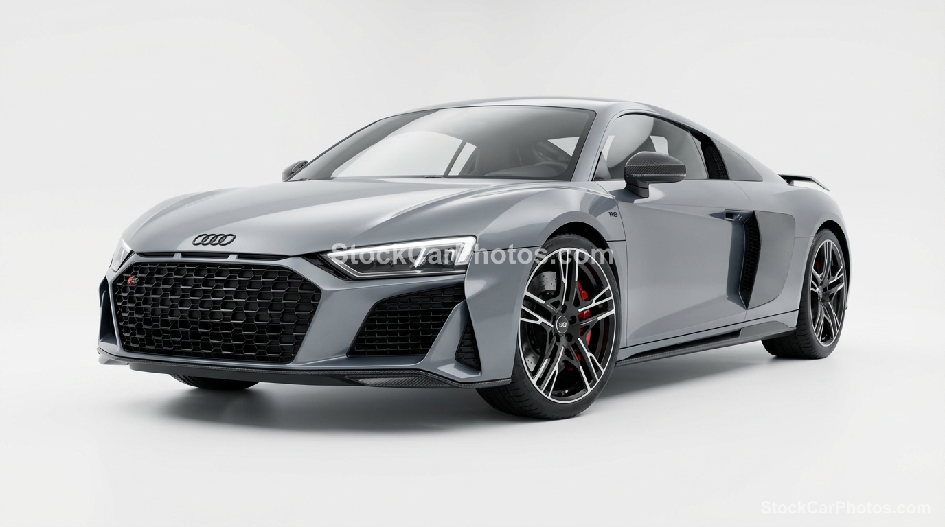  Audi R8 2020  - Studio Front 3/4 view