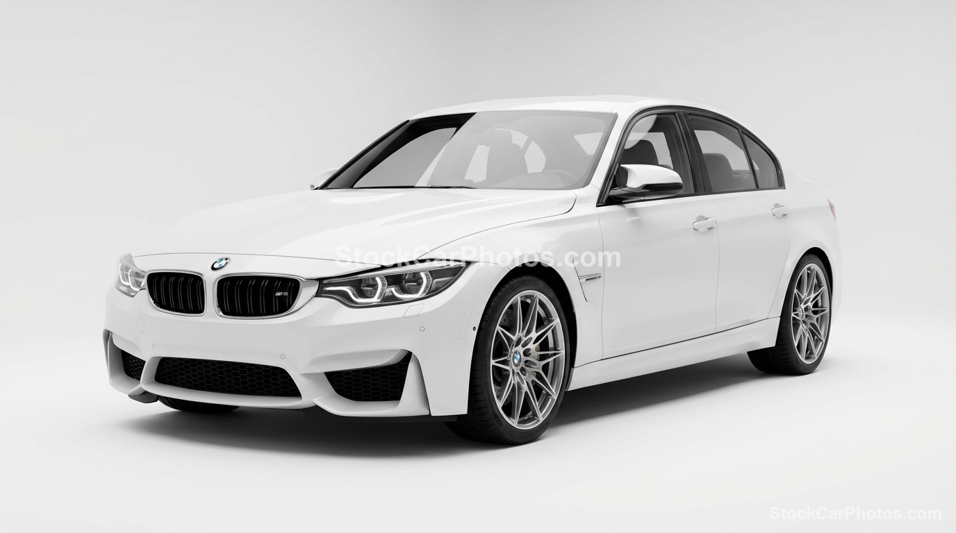  BMW M3  - Studio Front 3/4 view