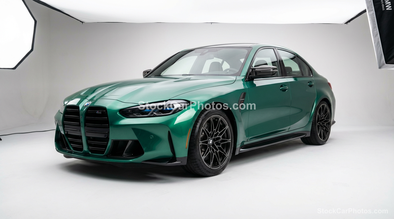  BMW M3  - Studio Front 3/4 view